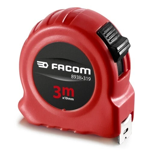 Mètre ruban Facom 3 mètres x 19mm avec blocage - 893B.319 - Photo 2/3