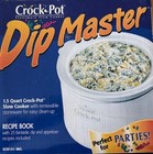 Rival Crock Pot Dip Master Slow Cooker 1.5 Quarts White SCR151-WG New Open Box