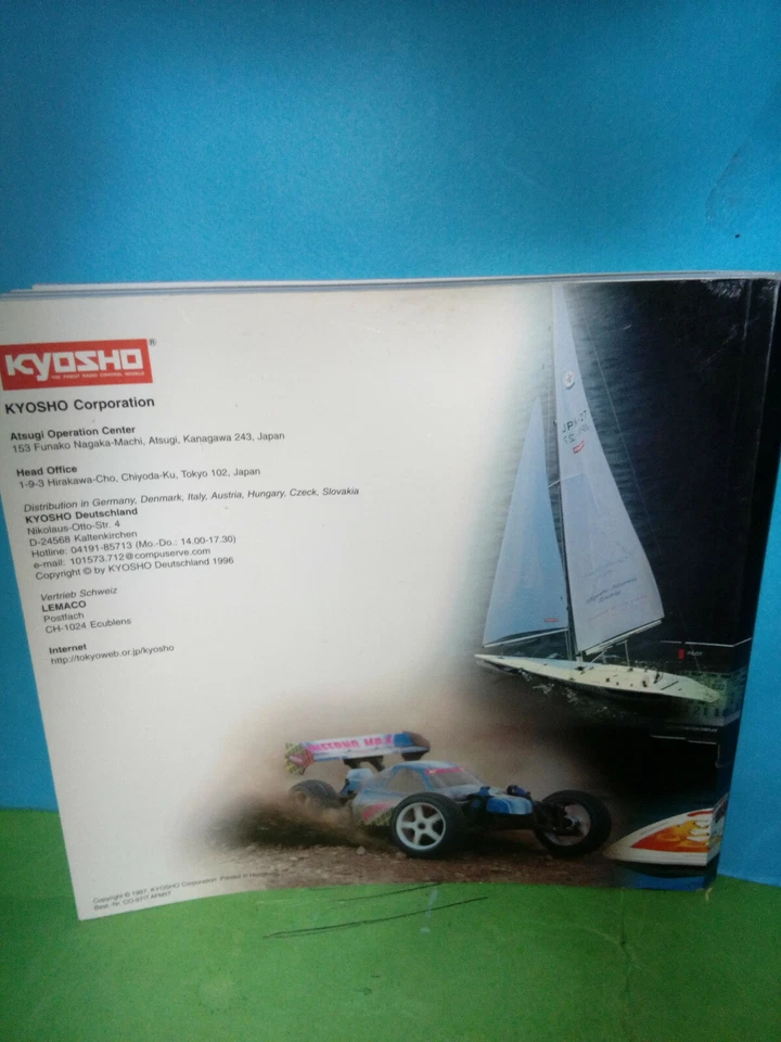 KYOSHO 1997/98 CATALOGO e MANUALE the finest radio control models    - Immagine 2 di 4