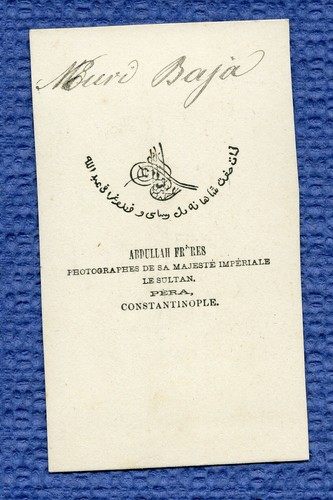CDV. PORTRAIT DE NURI PACHA PAR ABDULLAH FRERES. C°. 1865. TBE. CONSTANTINOPLE. - Imagen 2 de 2