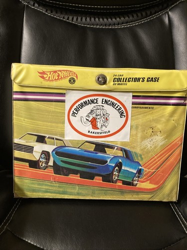 Vintage Hot Wheels 1968 24 Auto Sammler Koffer Mattel 5144