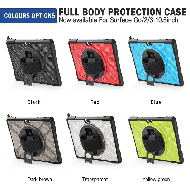 For Microsoft Surface Pro 11 10 9 8 7 6 5 Go2 3 Shockproof Heavy Duty Case Cover - Image 3 of 4