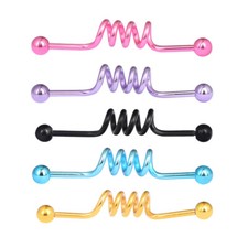 14G Surgical Steel Bar Industrial Barbell Earring Cartilage Ear Piercing Jewelry