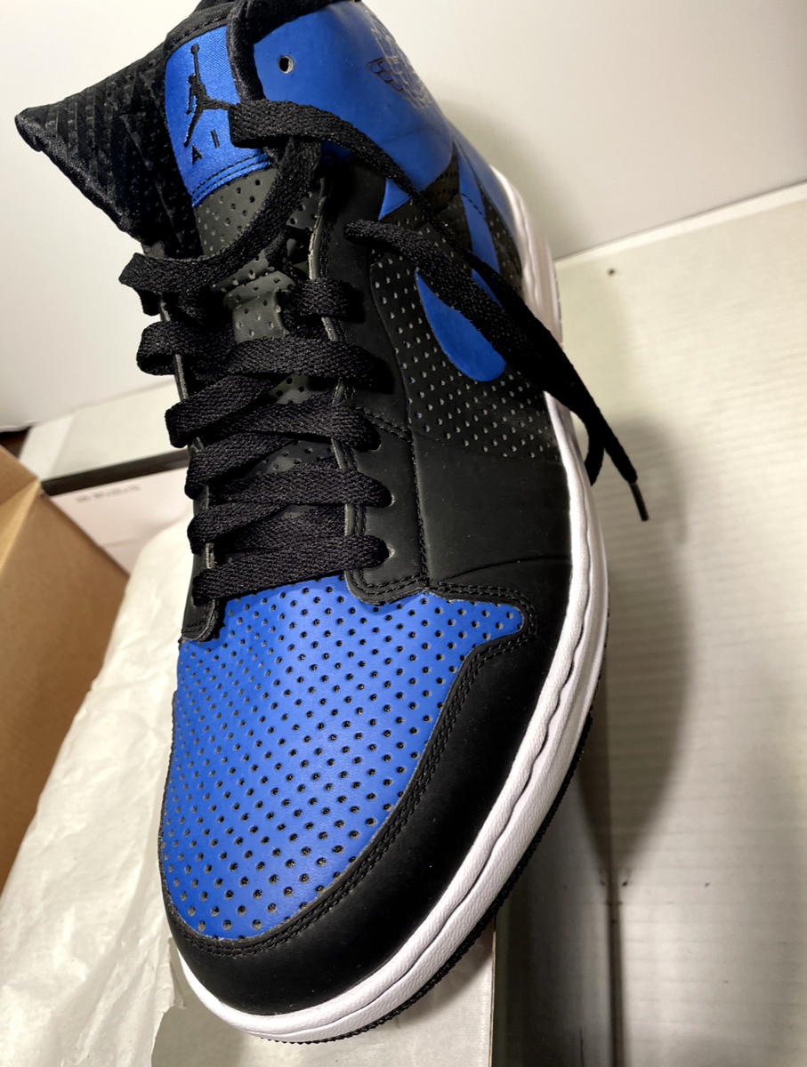 Nike 2010 Air Jordan Alpha 1 Royal 392813-007 Black Blue US Nike 2010 Air Jordan Alpha 1 Royal 392813-007 Black Blue US