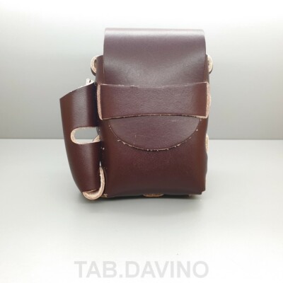 Eco Leather Cigarette Case With Firedog Lighter Holder PS2