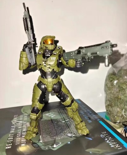Halo Infinite Master Chief Mjolnir Mark VI Boxed Action Figures Model Kit Toys - Picture 8 of 11