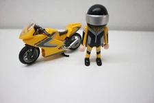 playmobil 5116 setnr Cruiser motorcycle motor Motorrad speed cycle track fast