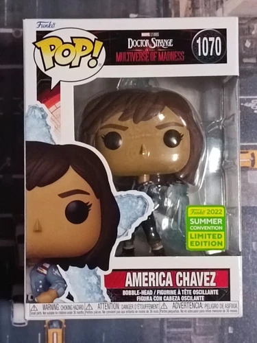 Funko Pop exclusivo de la Convención de Verano America Chavez 1070