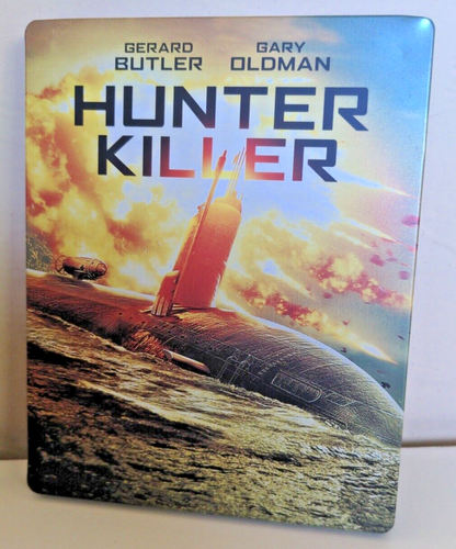 Hunter Killer (Blu-ray Steelbook, 2019) Gerard Butler Gary Oldman 2018