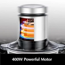 Mini Food Processors,400W Powerful Mini Meat Grinder & Food Chopper,Electric