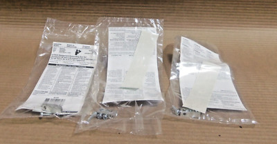 NEW LOT OF 3 SQUARE D GTK03 EQUIPMENT GROUNDING BAR KIT SERIES F01