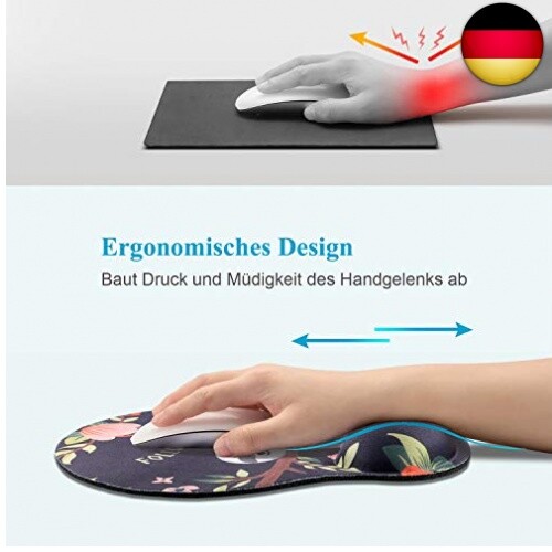 AOKSUNOVA Ergonomisches Mauspad Handgelenkauflage Mousepad mit Handauflage - Bild 6 von 7