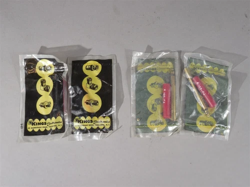 LOT of 4 Kings Plug Phone Jack PJ-051 RED