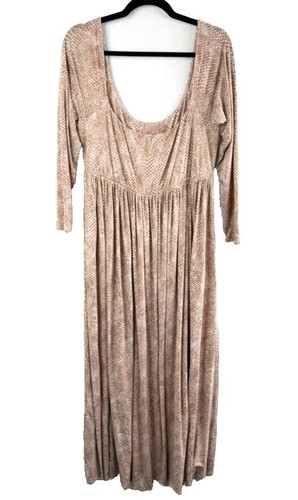 RACHEL PALLY Orange Scoopneck Super Soft Midi Length Dress Size XS | eBay