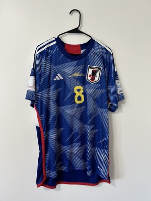Dōan #8 Japan Home FIFA World Cup Qatar 2022 with patches | eBay