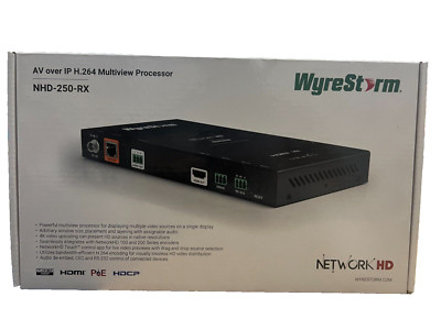 WyreStorm NHD-250-RX NetworkHD 200-Series AV Over IP H.264 Multiview Processor