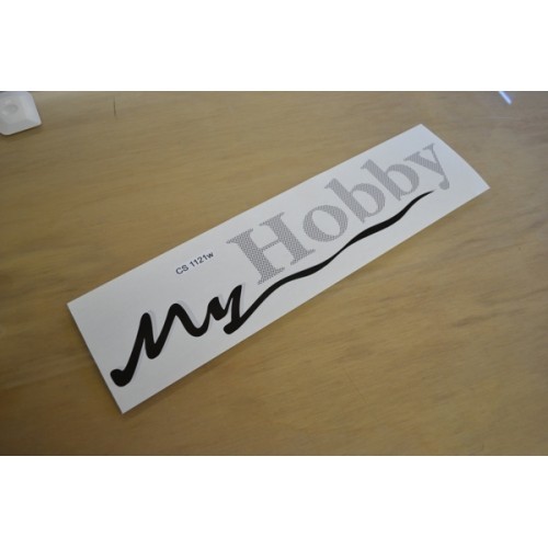 Hobby 'My Hobby' Caravan Sticker Decal Graphic SINGLE eBay