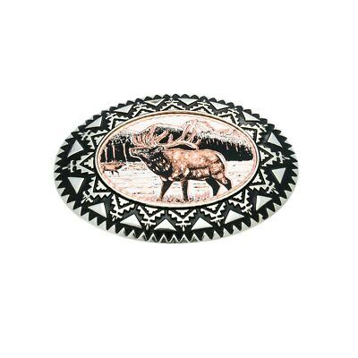 Western Belt Buckles Men Bear/Native/Deer/Wolf/Elk/Horse/Eagle/Train/WolfCowboy