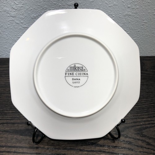 Mikasa Fine China Dana L6112 Set Of (2) 1 Salad Bowls 1 Bread Plate Japan - Picture 7 of 12