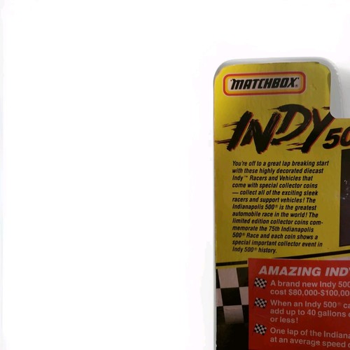 Matchbox Indy 500 with Limited Edition Collector Coin - Picture 7 of 14