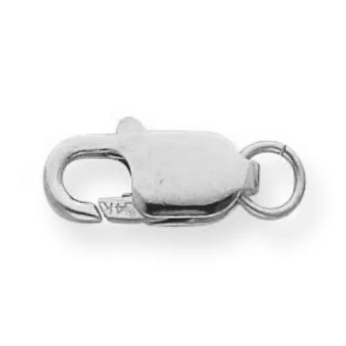 Un broche de langosta para joyas de oro amarillo macizo/oro blanco de 14K Foto 2 de 2