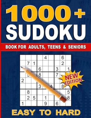 1000+ Sudoku Puzzles for Adults: A Book With More Than 1000 Sudoku Puzzles f...