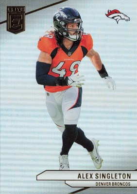 ALEX SINGLETON 2024 Panini Donruss Elite #79 Denver Broncos Football Card
