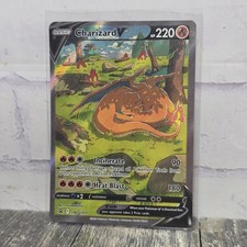 Carta Pokémon Charizard V SWSH260 SWSH Spada e Scudo Promo Holo Full Art