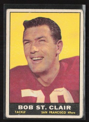 1961 Topps #63 Bob St. Clair - VG/EX Set Break!