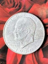 USA 1 Dollar Eisenhower Dollar 1971 S Silber ...