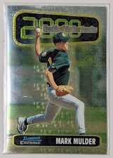 1999 Bowman Chrome 2000 ROY Favorites Mark Mulder Oakland Athletics #ROY7