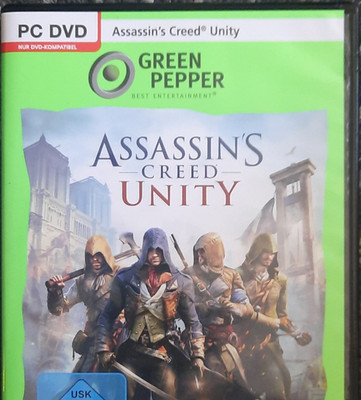 Ubisoft Assassin's Creed Unity PC DVD Green Pepper Edition USK 16 Handbuch