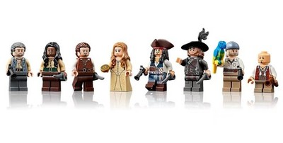 LEGO Minifigures from Set 10365   Captain Jack Sparrow s Pirate Ship   Brand New