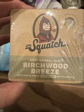 Dr. Squatch Birchwood Breeze All Natural Bar Soap for Men W/Medium  Grit, 5 Oz.