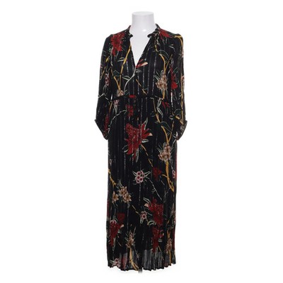 Ba&sh, Maxikleid, Größe: XS, Schwarz/Rot/Mehrfarbig, Blumen, Damen #Xci