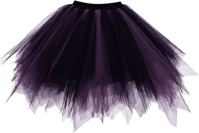 Bbonlinedress Tutu-Rock in Blau-Champagner, aus Tüll mit einem Retro-Unterrock
