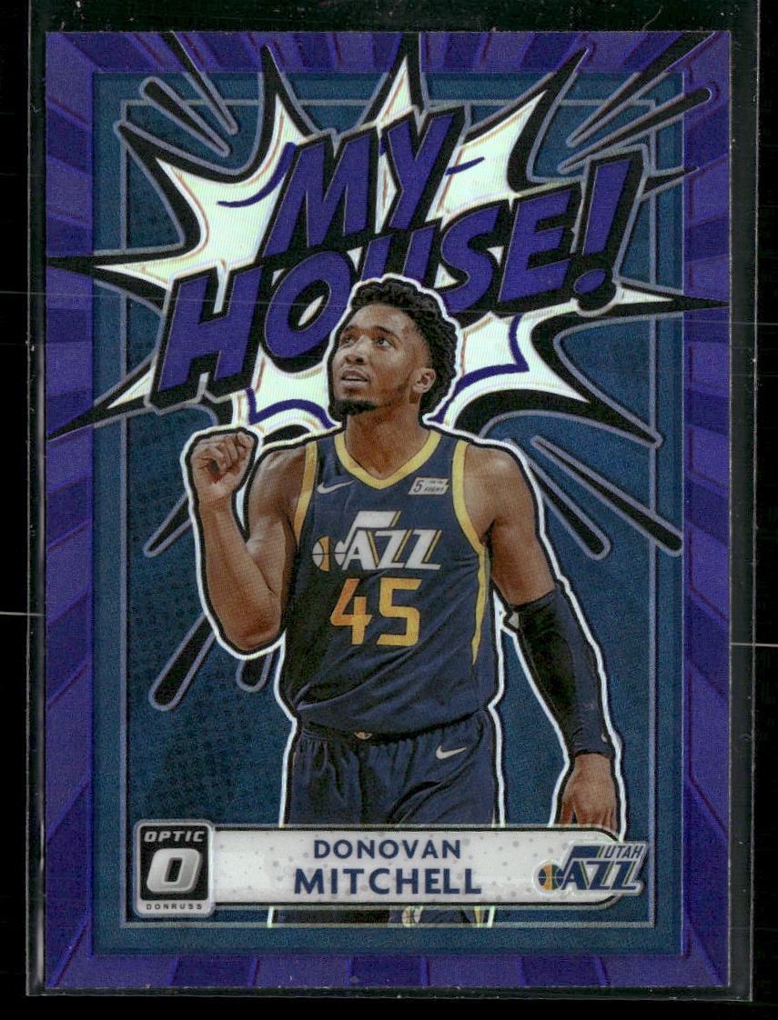 2020-21 Donruss Optic #10 Donovan Mitchell My House Purple