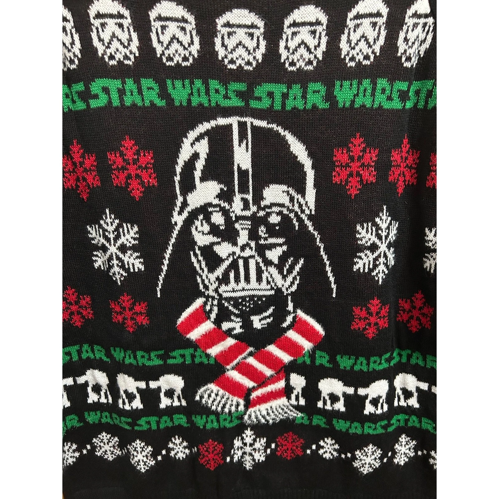 Star Wars Darth Vader Sweater Ugly Christmas Pullover Women’s Size XL