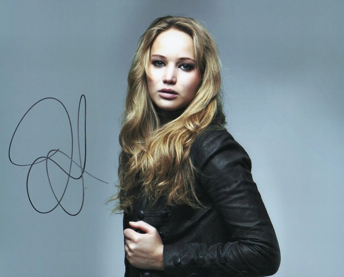 jennifer lawrence autograph products for sale | eBay