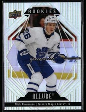 2022-23 Upper Deck Allure #122 Nick Abruzzese Toronto Maple Leafs Rookie