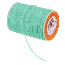 Waxed Cord 0.8mm 60 Yards Wax Bead for Jewelry Making Light Green