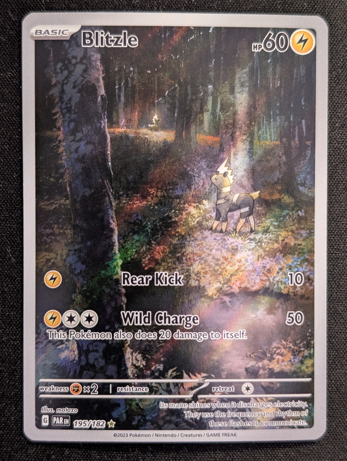 Blitzle - 195/182 SV04: Paradox Rift Pokemon TCG NM