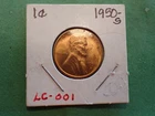 1950 S Lincoln Wheat Cent Bronze Penny Gem Bu Uncirculated LC 001