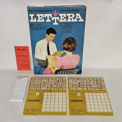 Lettera Ein Intelligenz-Spiel mit Wörtern 1966 Ravensburger  