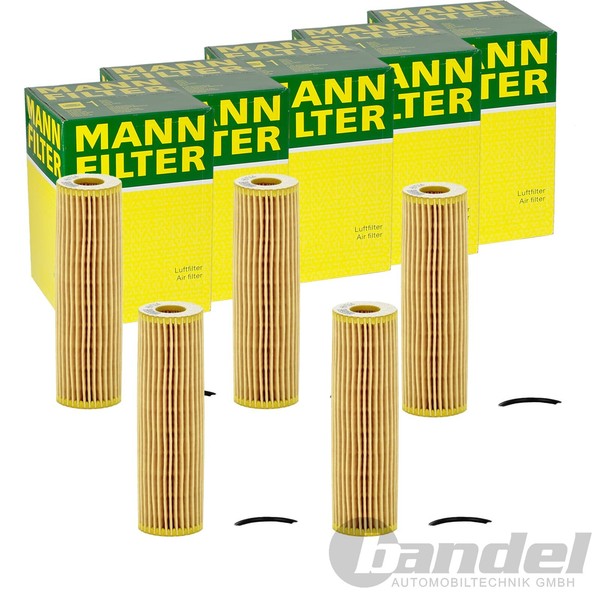 5X Mann-Filter HU 514 X ÖLfilter MIT Dichtung Filtereinsatz 5-STÜCK!-image