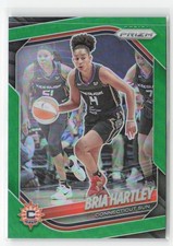 2025 Panini Prizm WNBA #86 Bria Hartley Green Prizms