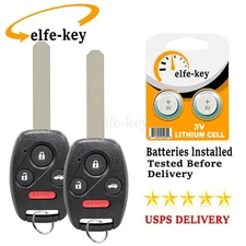 2 For Honda Accord Remote Keyless Entry Remote Key Fob 2008 2009 2010 2011 2012