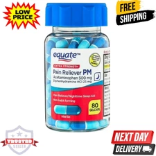 Equate Extra Strength Pain Reliever PM, Acetaminophen 500 mg & Diphenhydramine