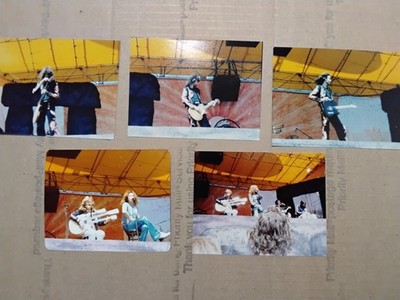 LED ZEPPELIN OAKLAND JULY 23 1977 5 COLOR PHOTOS 1ST ROW $100 EACH NMINT 5X3.5