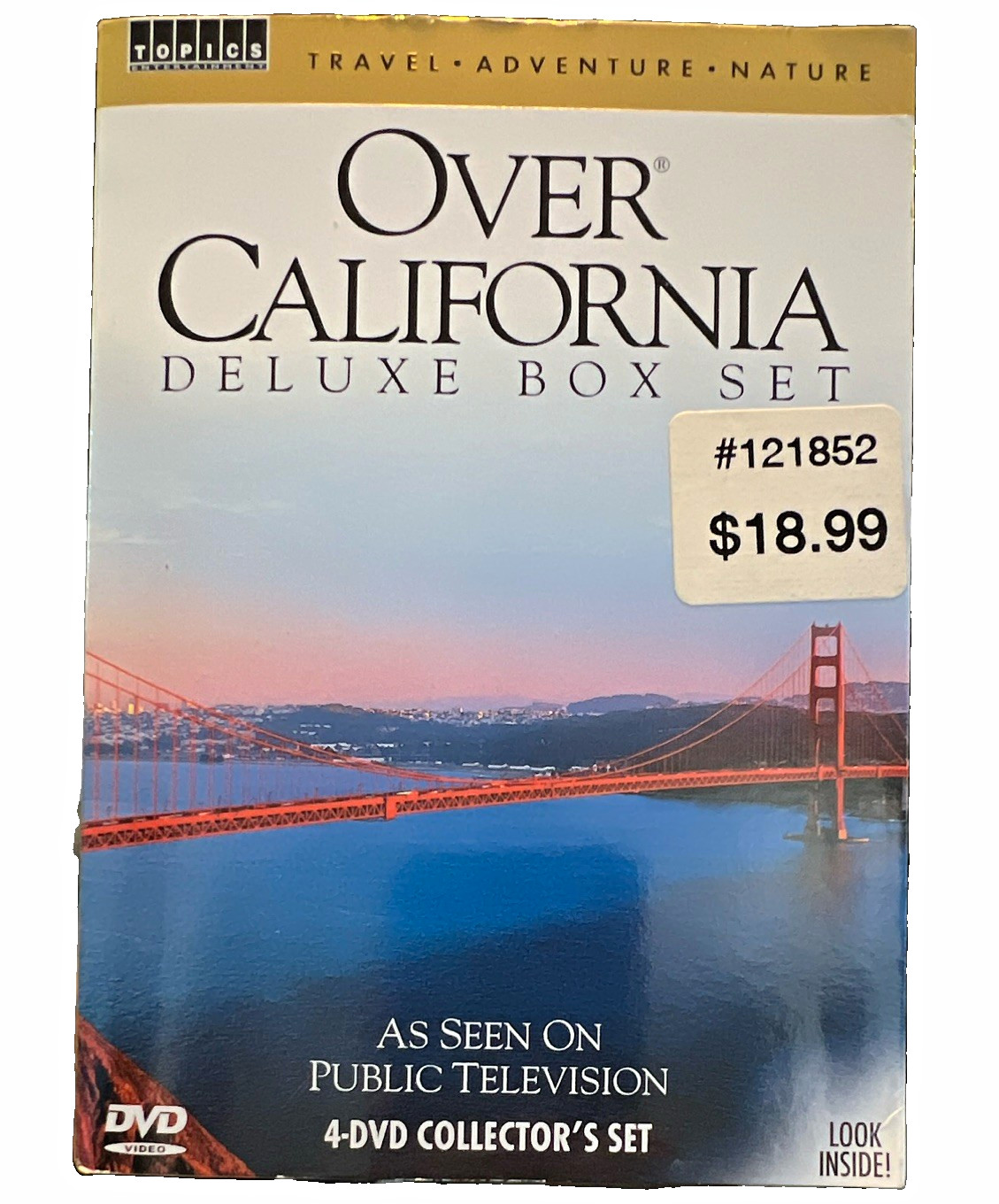 TOPICS Entertainment Over California Deluxe Box Set 4-DVD NTSC Travel 2006
